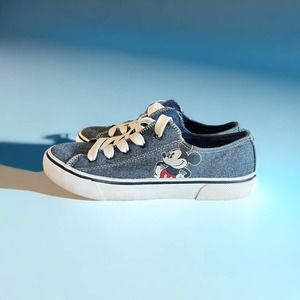 Disney Mickey Mouse denim shoes size 6